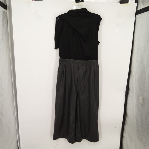 H by Halston Pants - H FOR HALSTON NWT 16 FAUX LEATHER JUMPSUIT
